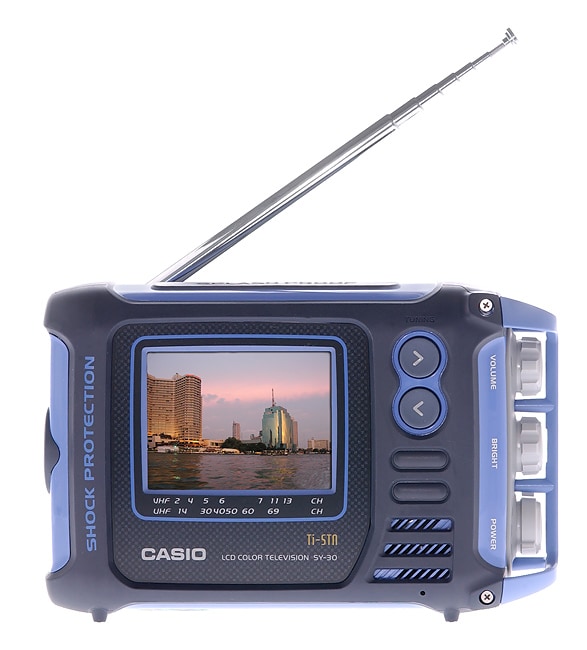 Телевизор через 30. Портативный телевизор Кассио 1993.