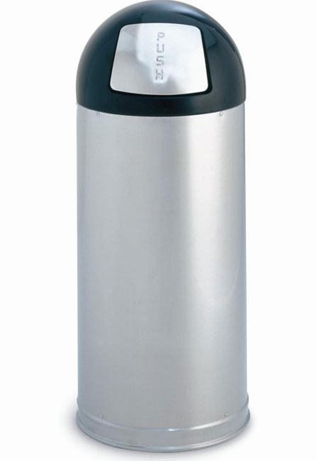 Rubbermaid Marshal Stainless Steel Trash Container