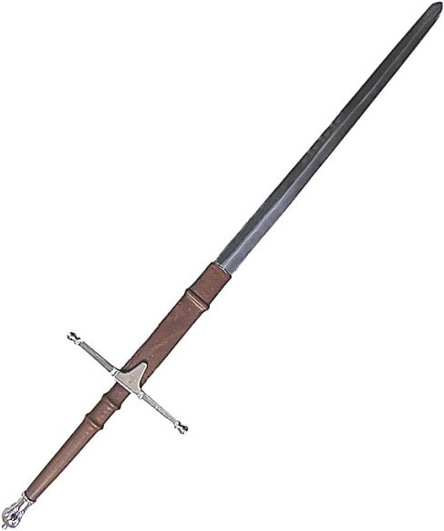 William Wallace Silver Finish Medieval Sword  