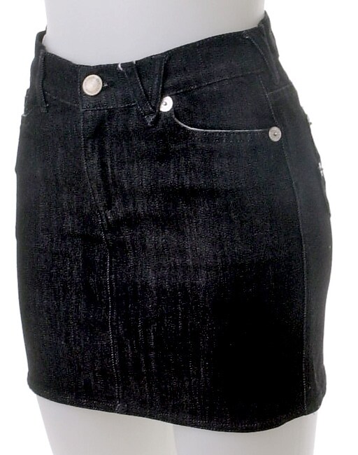Versace Jeans Couture Black Denim Skirt  