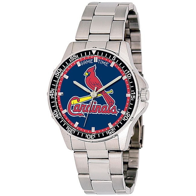 Shop St. Louis Cardinals MLB Men&#39;s Coach Watch - Free Shipping Today - Overstock - 1733874