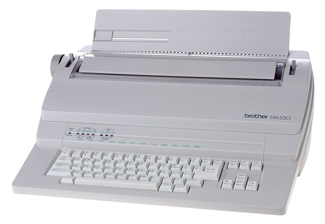 Brother EM-530 Professional Electronic Typewriter (Refurbished) - Free