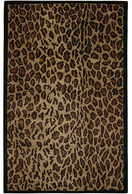 Hand tufted Safari Collection Wool Rug (8 x 11)  