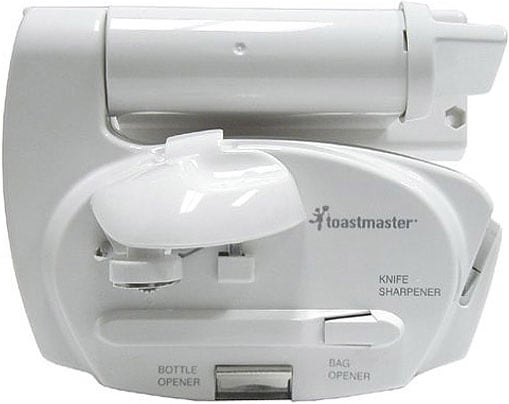 Toastmaster Under Cabinet Can Opener with Knife Sharpener Model 2209