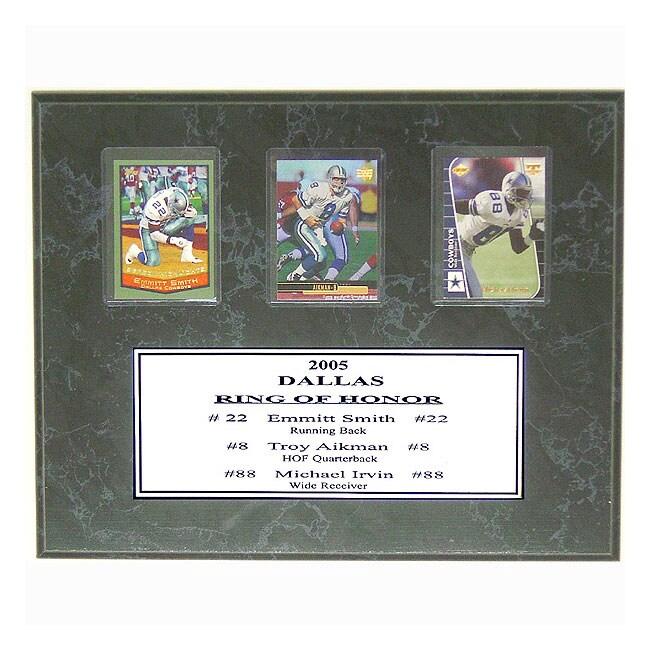 C and I Collectables Inc Dallas Cowboys Emmitt Smith 12x15 Plaque