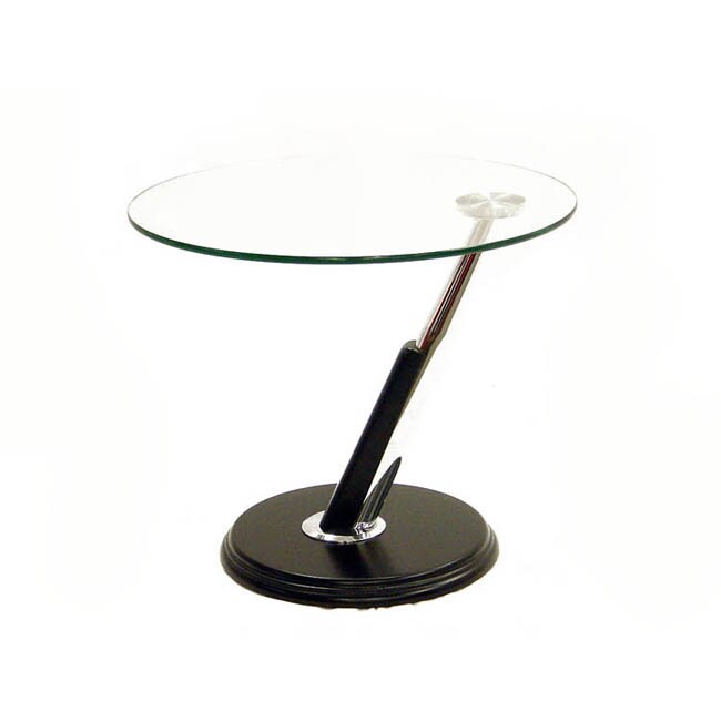 Shop Glasstop End Table Free Shipping Today 1772296