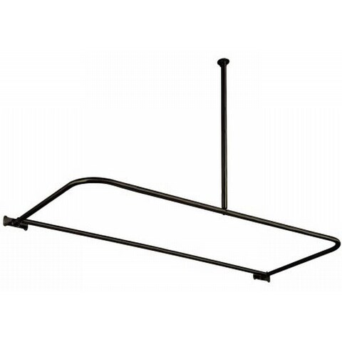 D-Type Oil Rubbed Bronze Shower Rod