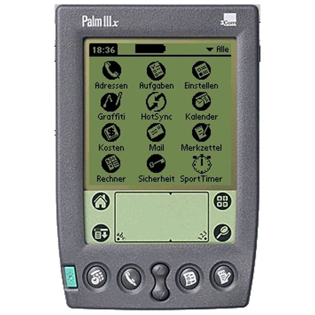 Palm IIIx 4MB Handheld PDA (Refurbished) - Free Shipping On Orders Over ...