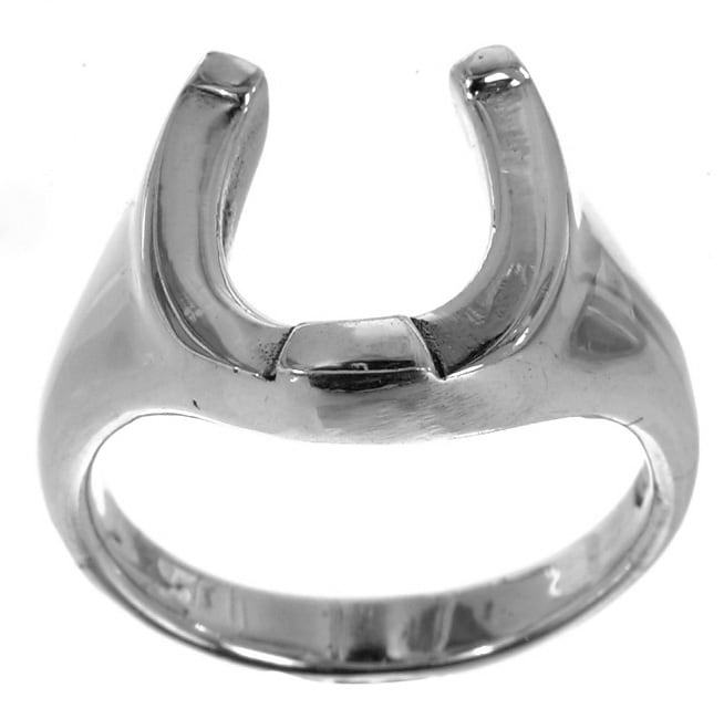 Sterling Silver Horseshoe Ring  