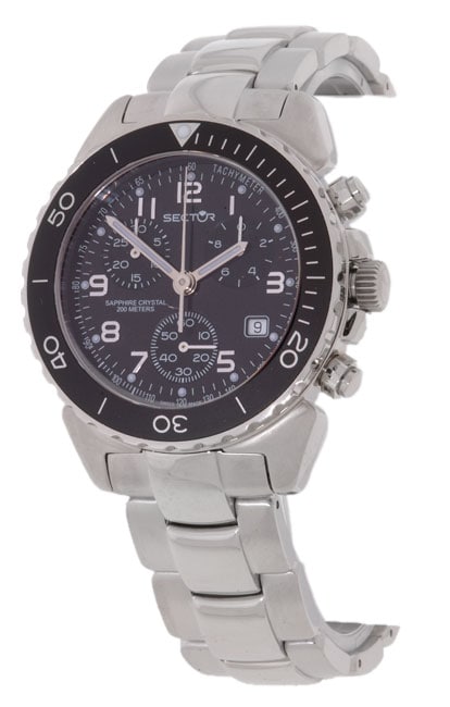 Sector 450 Mens Black Dial Chronograph Watch  