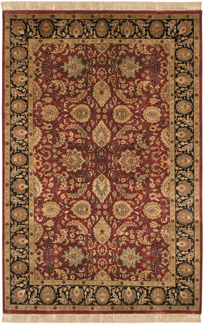 Hand knotted Shiraz Collection Wool Rug (86 x 116)