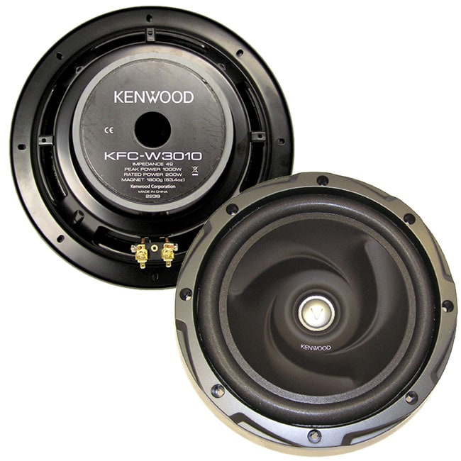 Kenwood Kfc W3010 12 Inch 1000 Watt Subwoofer Free Shipping Today