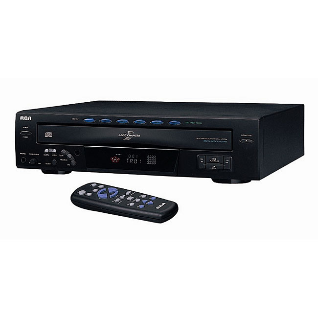 RCA 5Disc StandAlone CD Changer W/Remote (Refurbished) Free