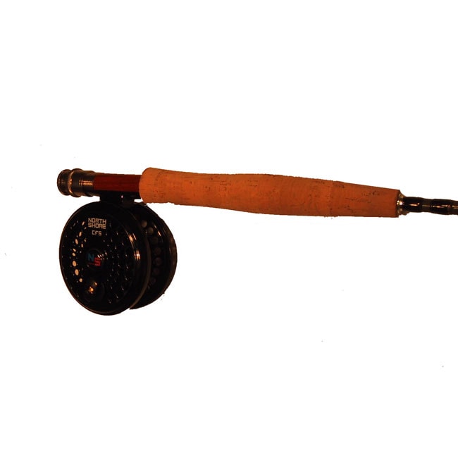 Shop North Shore 9' Fly Fishing Rod and Reel Combo Free Shipping