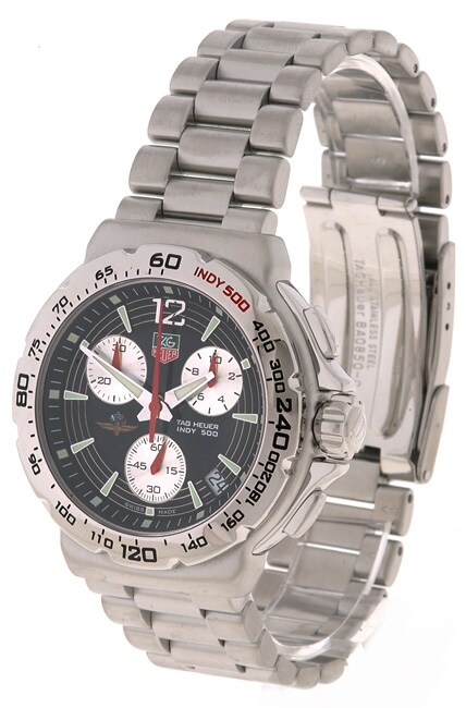 Tag Heuer Indy 500 Black Dial Chronograph Watch  