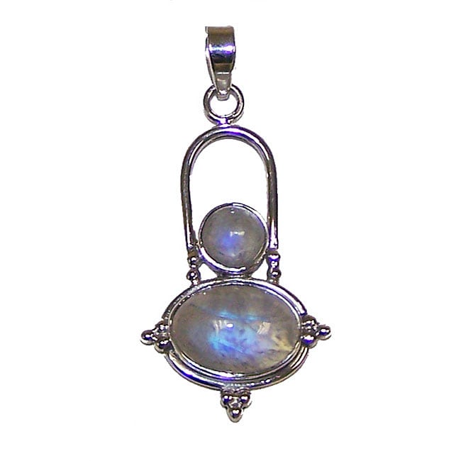 Moonstone Rainbow Pendant (Indonesia)  