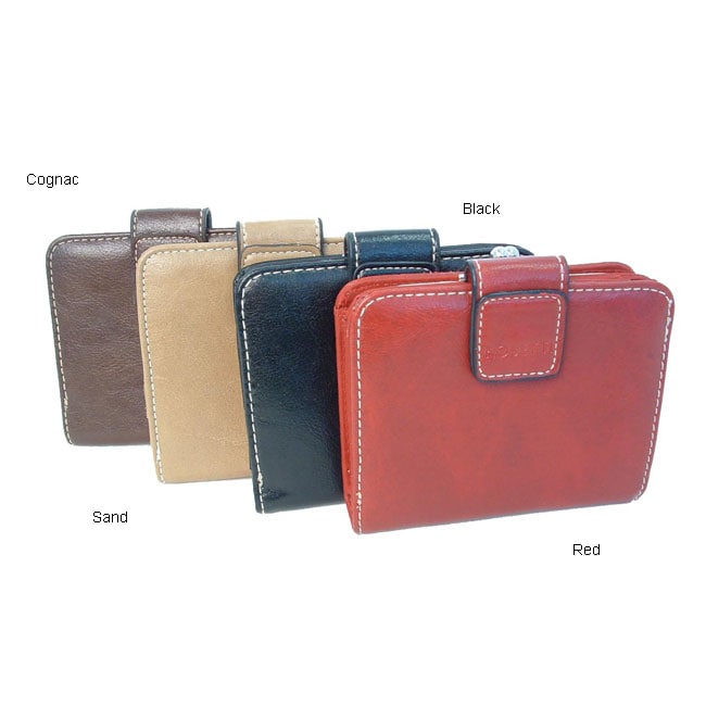 Rosetti Accented Stitch Womens Wallet  