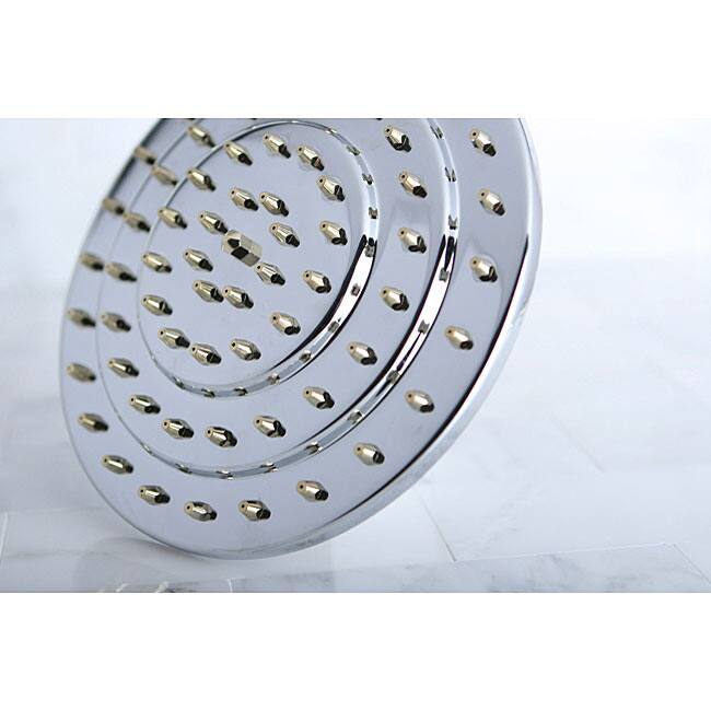 Milano Chrome/ Polished Brass Showerhead
