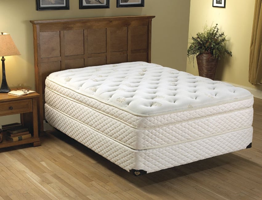queen size luxury euro top mattress set