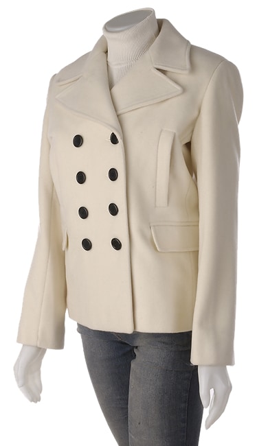 Marvin Richards White Peacoat  