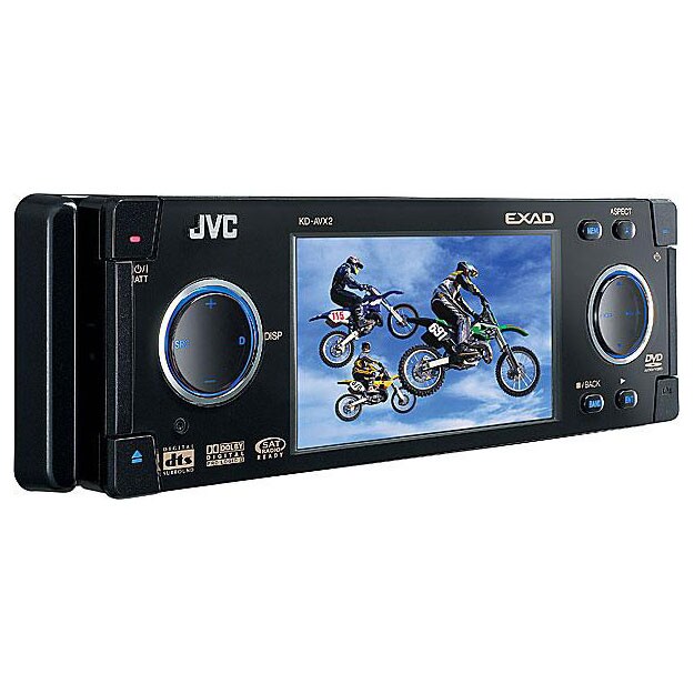 JVC KDAVX2 Indash DVD Player Free Shipping Today