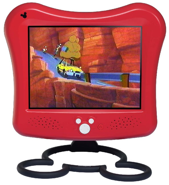 Hannspree Disney Chic featuring Mickey Mouse 12 inch LCD Television ...