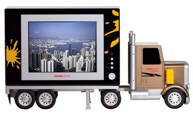 Hannspree 10 inch Semi Truck LCD Television  