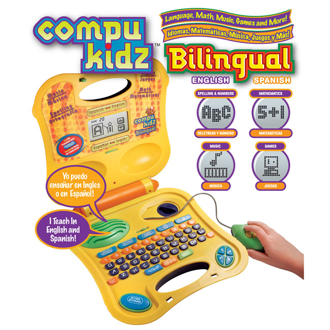 Compukidz Bilingual Toy Laptop Computer  
