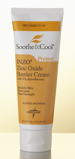Medline Sooth & Cool Inzo Zinc Oxide Cream (Pack of 12)   