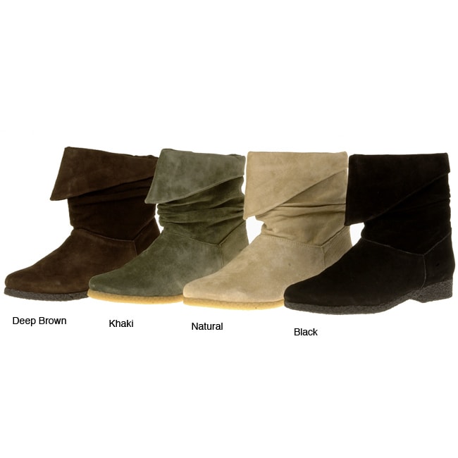 On Your Feet Mayenne Womens Short Suede Ankle Boot  