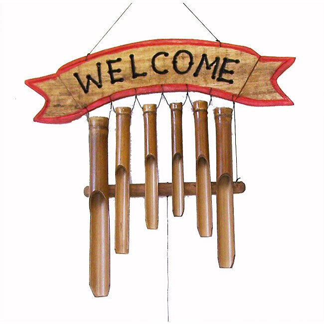 Welcome Handcrafted Bamboo Wind Chime Indonesia Free Shipping Welcome Handcrafted Bamboo Wind Chime Indonesia