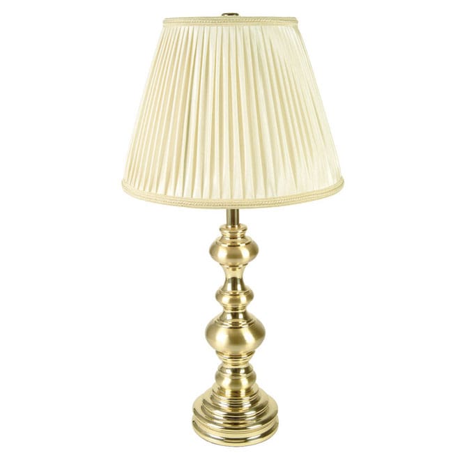Stiffel 31-inch Satin Brass Table Lamp - Free Shipping ...