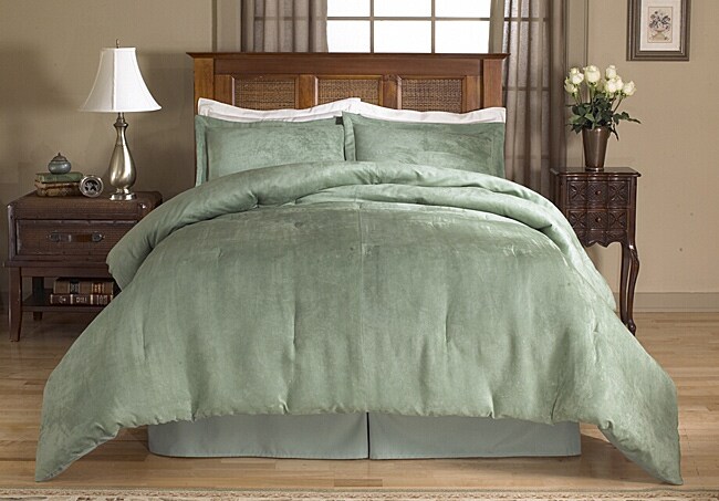 Sedona Sage Microsuede Comforter Set - Free Shipping Today - Overstock ...