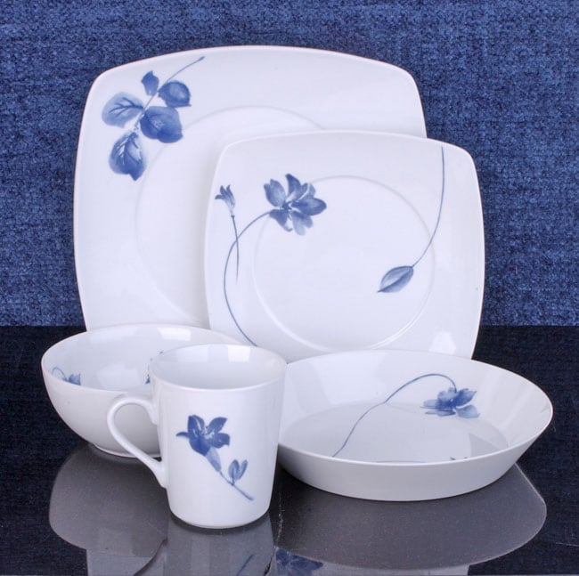 Studio Nova Blue Tang 20piece Dinnerware Set Free Shipping Today 10376332