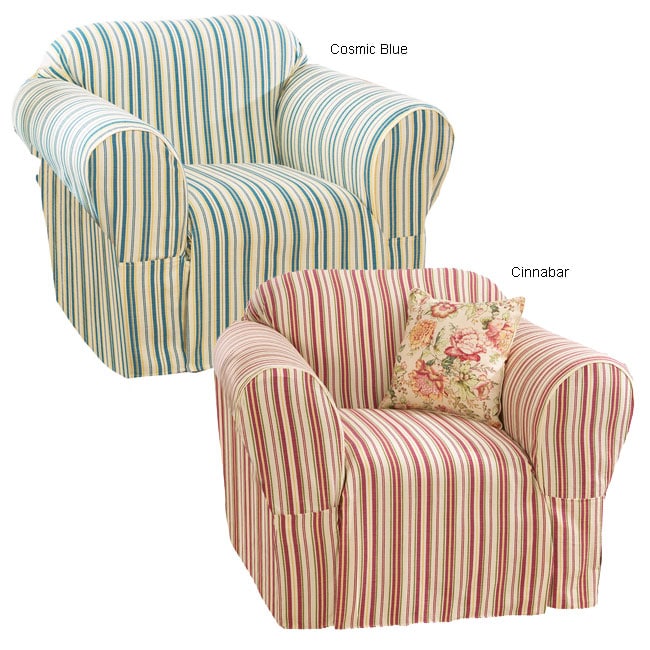 Seaside Stripe Slipcover (Chair)  