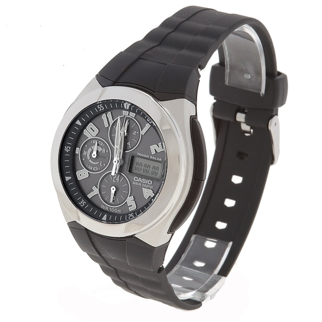 Shop Casio Men's Atomic Solar WaveCeptor Watch - Free Shipping Today ...