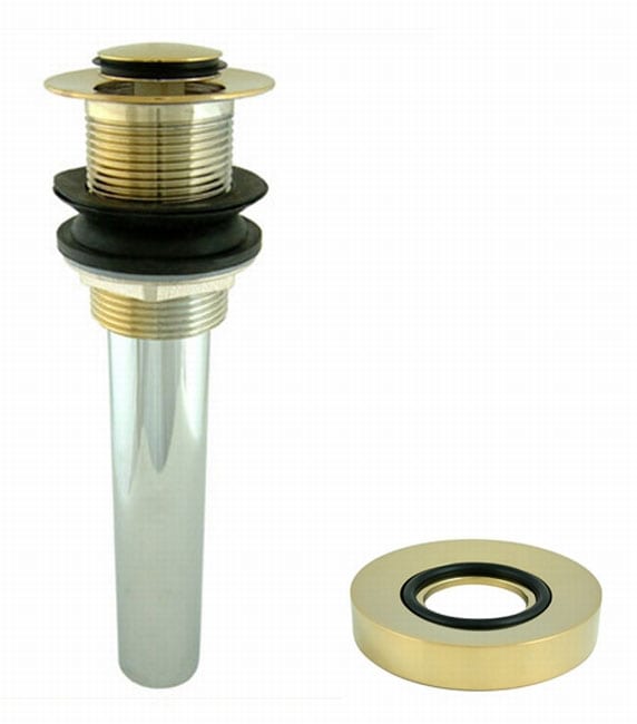 Shop Brass Drain and Mounting Ring for Vessel Sink Free Shipping