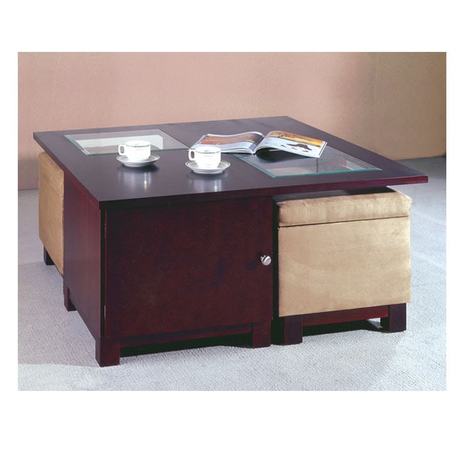 Cocktail Table with Ottomans  