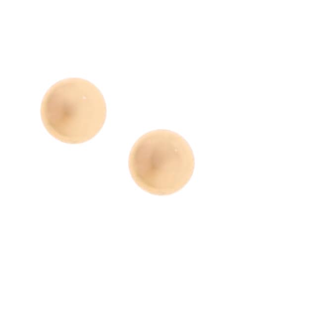 14k Gold Childs Ball Post Earrings  