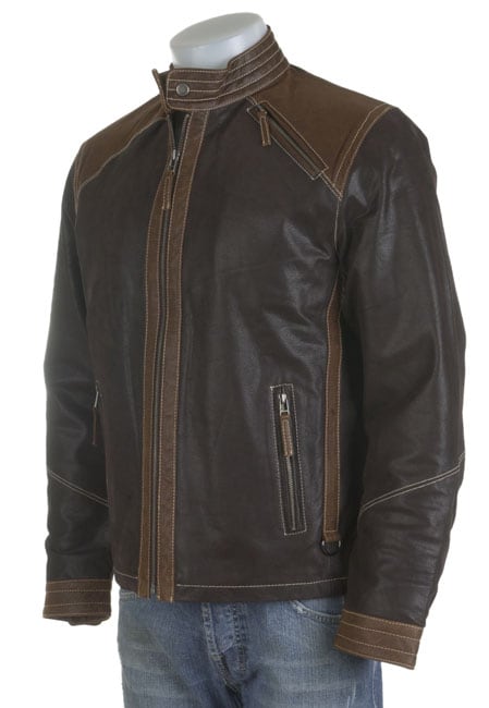 Giovanni Verucci Men S Full Grain Leather Jacket Free Shipping Giovanni Verucci Men S Full Grain Leather Jacket