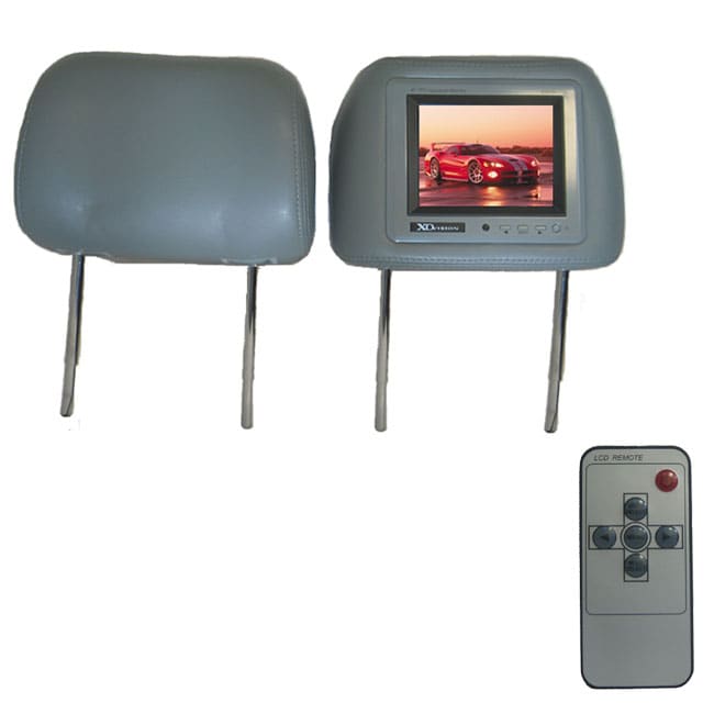 XO Vision 6 inch TFT Headrest Monitor with Pillow (Pair)   