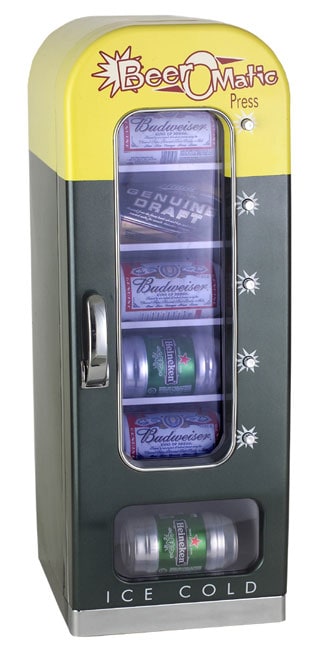 Beer O Matic 10 Can Soda & Beer Mini Refrigerator  