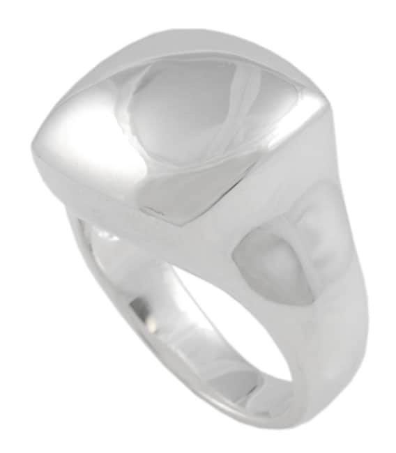 Sterling Silver Chunky Square Ring  