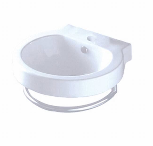Wall-mount Vitreous China Vessel Sink