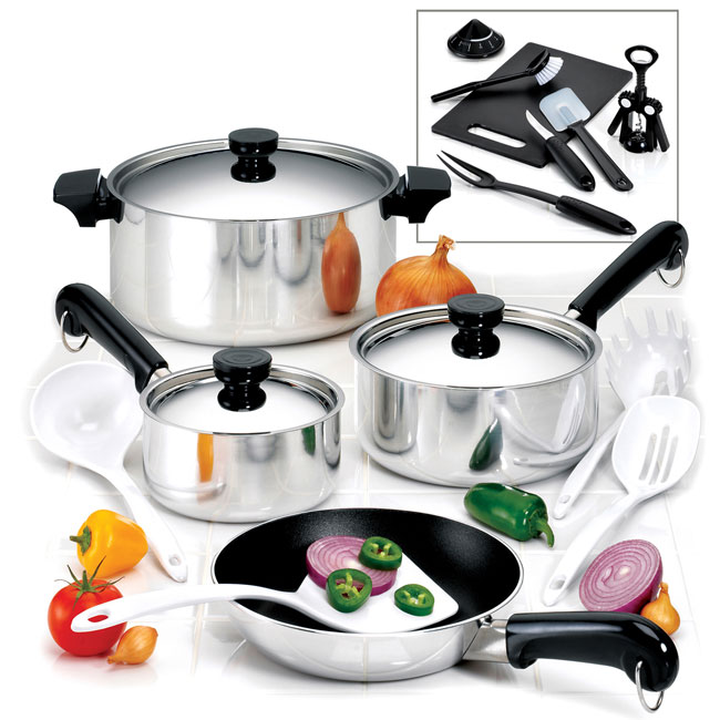 Revere 7piece Nonstick Aluminum Cookware Set Free Shipping Today 10426363