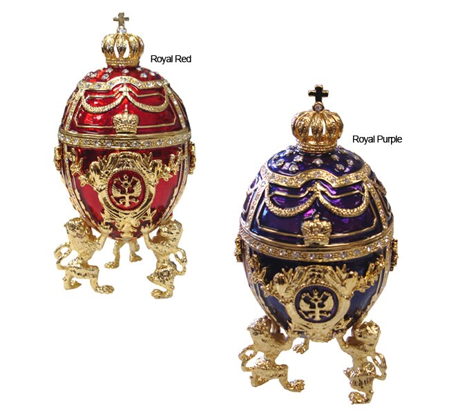 Faberge style Collectible Enameled Egg  