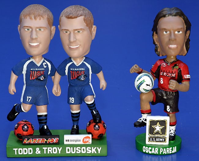 Todd & Troy Dusosky and Oscar Pareja Bobble Heads  