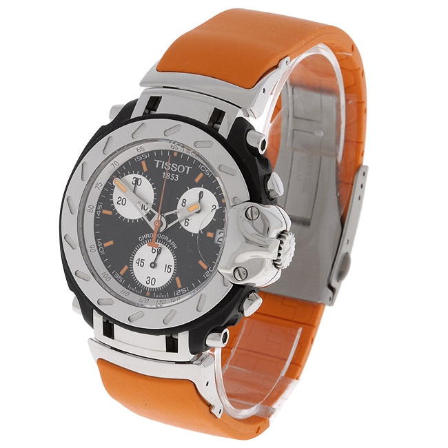 Tissot Men S T T Race Chronograph Orange Rubber Strap My Xxx Hot Girl