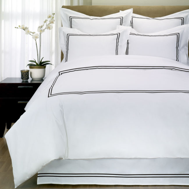 Hotel Collection Embroidered Duvet Cover Set (Queen) Free Shipping Today