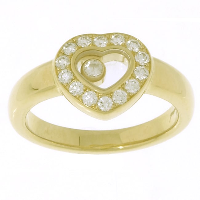 Chopard Happy 18k Gold 1/4ct TDW Diamond Ring  